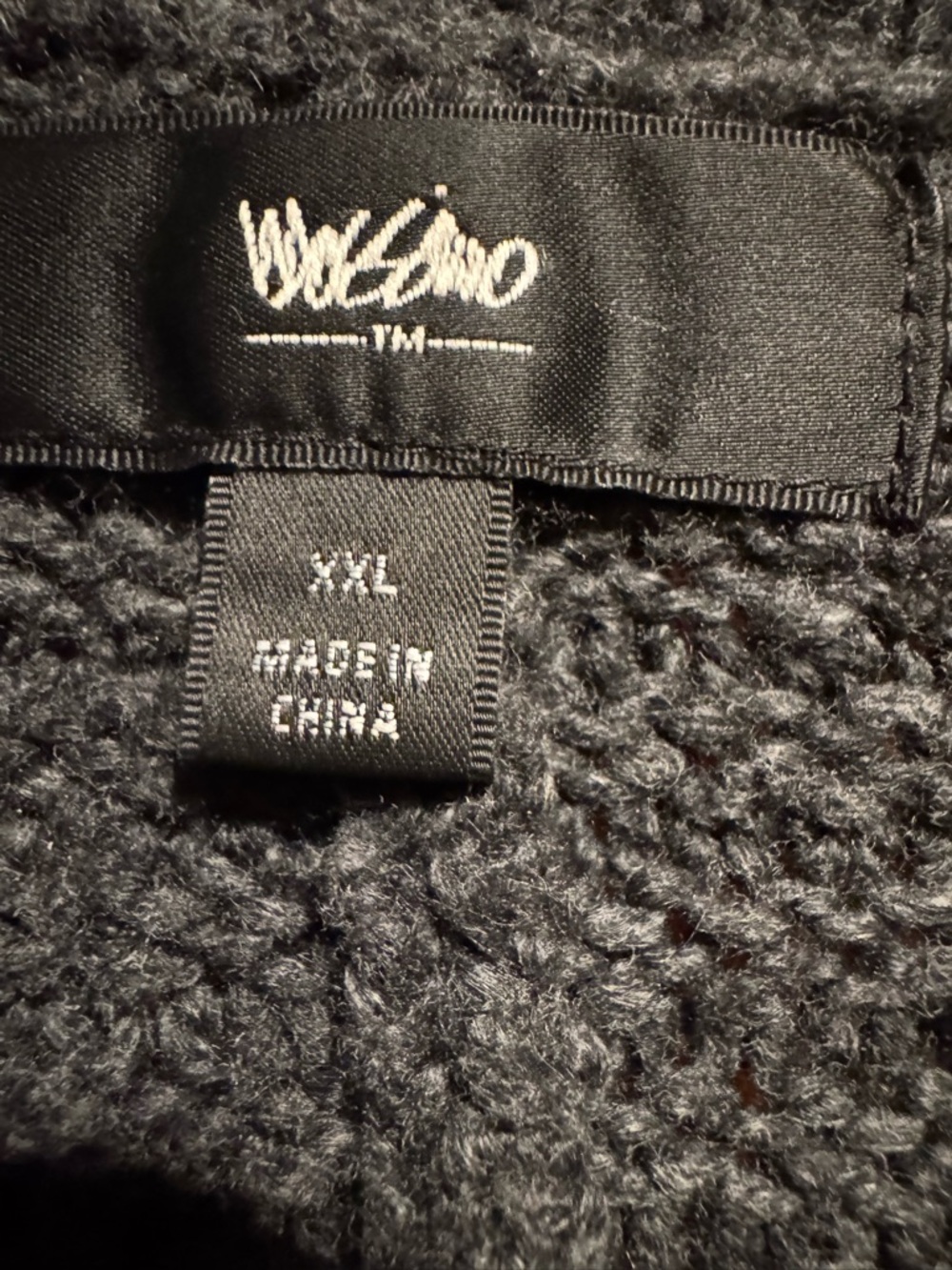 Mossimo Dark Grey Open-Front Longline Ribbed Cardigan Size XXL - Picture 3 of 5